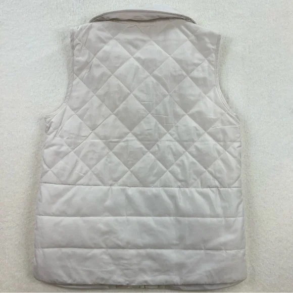 NWT Stoosh White Quilted Puffer Vest Size Medium - Picture 7 of 8